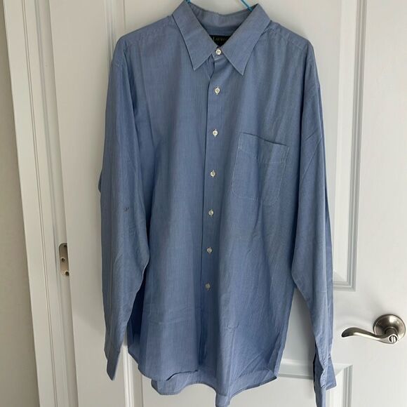 Lauren Ralph Lauren Other - Lauren By Ralph Lauren Blue/White Button Down VTG 17 36/37